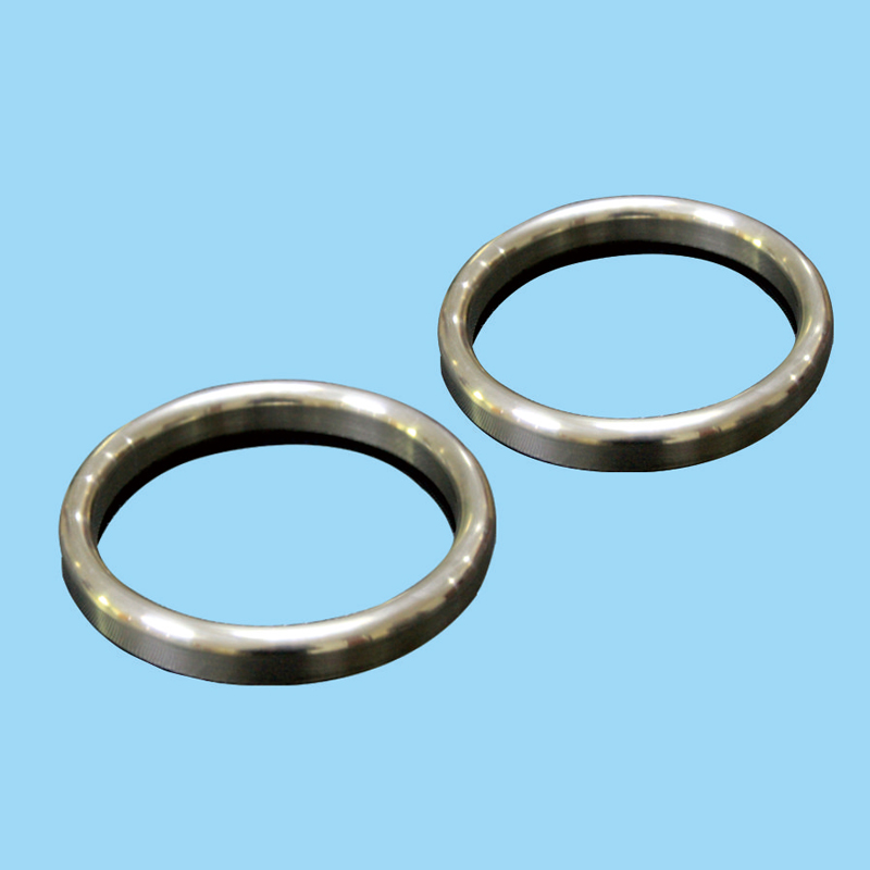 Elliptical metal ring gasket