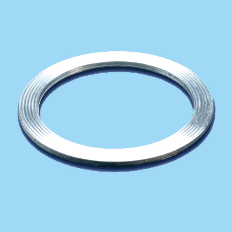 Metal serrated gasket